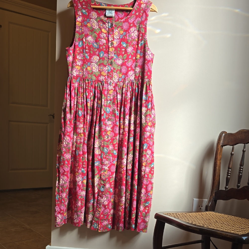 Vintage Laura Ashley Pinafore Dress